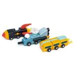 Wooden Toy Space Race