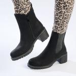Jimi Contrast Ankle Boot - Black - 9