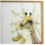 Giraffe With Camel Thorn Greeting Card