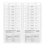 Hard Pvc Vaccination Card Holder With Cardboard 20PCS