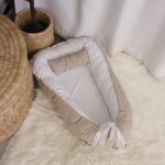 Baby Nest White Inside Cookie Beige Outside
