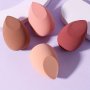 4PCS Makeup Sponge Soft Foundation Blending Sponge Wet And Dry Use Makeup Beauty Blender Flawless For Liquid Powder Cream