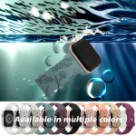 Silicone Engraved Dandelion Pattern Smartwatch Band Compatible With Apple Watch Water-resistant Replacement Strap