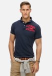 Vintage Athletic Polo - Rich Navy