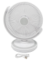 - 25CM Oscillating Rechargeable Long-lasting Desk Fan
