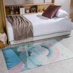 Rainbow Fantasy Play Rug Light Grey - Large 155X230CM