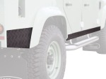 Front Runner Land Rover Defender 110 1983-2016 Sill Protector Black – By