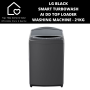 LG Black Smart Turbowash Ai Dd Top Loader Washing Machine - 21KG