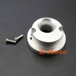 Race Anodized Cone Air Filter Adaptor - Silver
