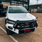 Toyota Hilux Legend Wildog Hunter Colour Match Front Bumper Replacement With Nudge For