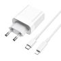 Pd + QC3.0 Wall Charger USB For Iphone 14 13 12 Pro Max Ipad
