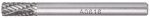 Craft Rotary Burr Tungsten 6X16X6MM Cylindrical