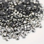 1440PCS 288PCS Glass Hotfix Rhinestones Silver Grey Flat Back Gems With Heat-activated Glue For Nails Apparel And Crafts Sparkli