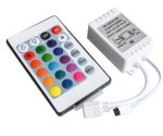 12V Infrared 24 Key Rgb LED Strip Remote Controller