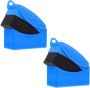 2PCS Car Tire Waxing Brush With Lid Sponge Tire Polishing Tool For Wheel