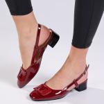 Madison Gracie Block Heel - Burgundy - 8