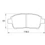 Kbc Brake Pads Front For Toyota Geely - Spares Direct