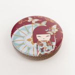 Kimmidoll Trinket Tins - Maroon