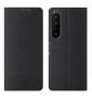 Sony Xperia 1 Iv Slim Flip Folio Wallet Case Black