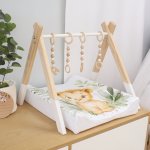 Changing Mat Cover Tropical Monster Leaf Safari Lion