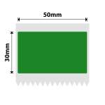 NB707 - - B1 B21 B3S B4 - 50X30MM - 230 Dark Green Labels