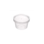 Sauce Tub & Lid Clear 30ML