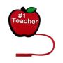 Number 1 Teacher Straw Cap