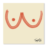 Boobs Art Print - A3