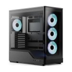 Aerocool P500A Panoramic Tempered Glass Black Mid-tower Atx Gaming Chassis