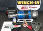 Runva RW12000S 12V With Synthetic Rope 2X Remotes And Snatch Block