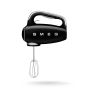 Smeg Retro Hand Mixer With Nine Speed Levels Glossy Black