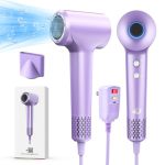 Karfun Hair Dryer 110000 Rpm High-speed Brushless Motor Fast Drying Blow Dryer 57DB Low Noise Hair Dryer For Home Or Travel 3 Te