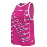 New Balance Printed Fast Flight Tank- Pink Glo Heather - XS