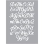 Stencil Alphabet Curl