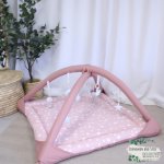 Playmat Dusty Pink White Star