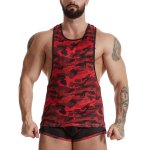 Toolbox Red And Black Tank Camo Tank Top