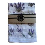 Single Printed Dishcloth - Lavender
