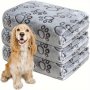 1PC High-quality Soft Pet Blanket Perfect Gift Paw Print Blanket Suitable For Dogs And Cats