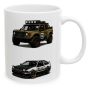 Off-road And Street Cars Coffee Mug - Rally Truck And Coupe Gift Mug