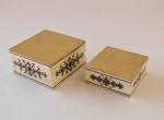 Bone Box With Brass Lid
