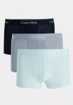 Calvin Klein Mens Low Rise 3 Pack Trunks In Multi - Multi 2XL