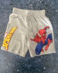 Marvel Grey Spiderman Shorts 5 6Y