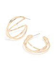 Goldair Gold Dainty Wrap Hoop Earrings