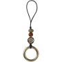 Vintage Copper Phone Ring Holder Lanyard Strap Cell Phone Hanging Rope