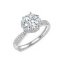 Cel Sta 925 Sterling Silver 1.00CT Moissanite Diamond Lilith Ring