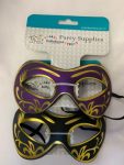 Masquerade Masks Eyelashes Print
