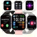Stylish & User-friendly Smartwatch With Call & Text Alerts Music Playback And Remote Camera Control - USB Rechargeable Wireless
