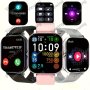 Stylish & User-friendly Smartwatch With Call & Text Alerts Music Playback And Remote Camera Control - USB Rechargeable Wireless Enabled For Men & Women