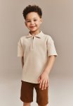 Cotton Chino Shorts - Brown