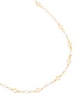 Goldair Gold Plated Pearl Flower Outline Necklace